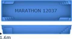 Marathon 12,0м х 3,7 Глубина 1,2-1,7